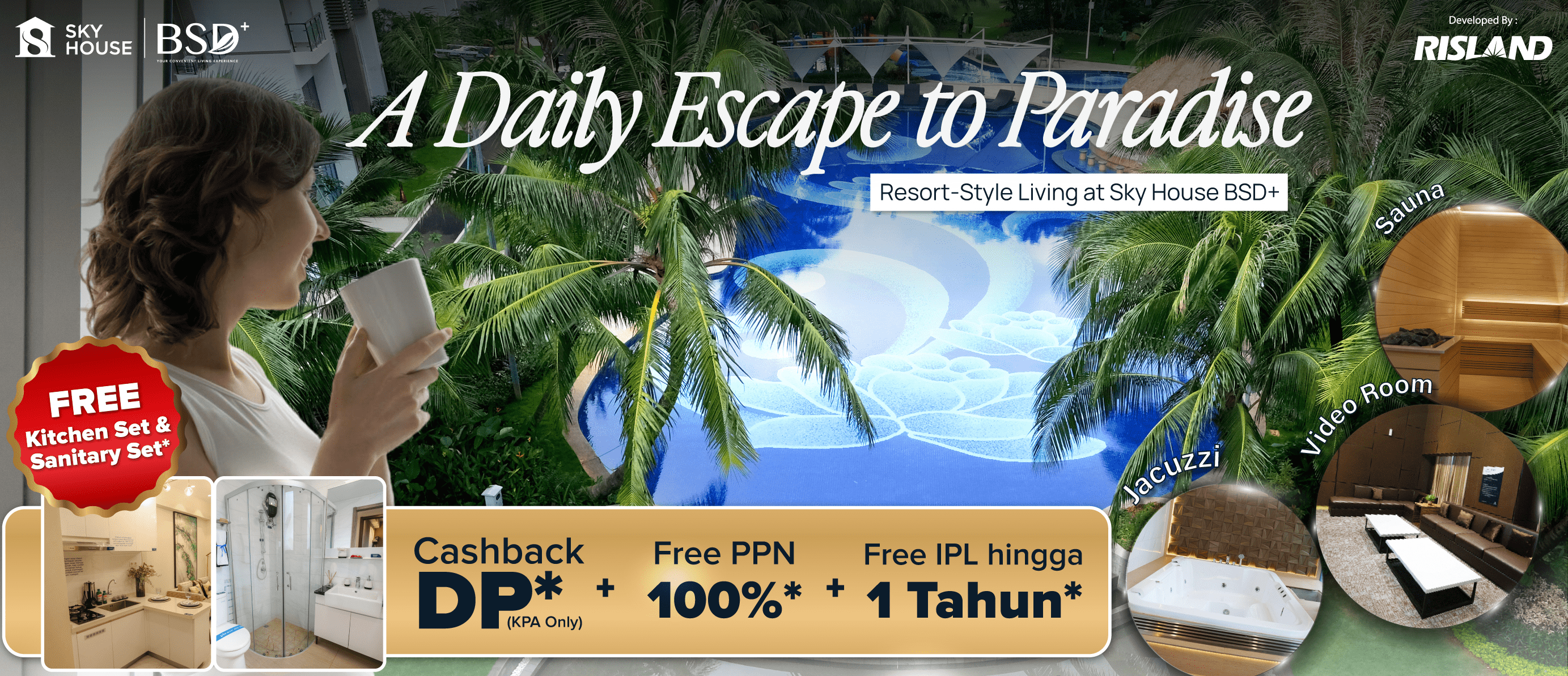 A Daily Escape to Paradise — Resort-Style Living at Sky House BSD+